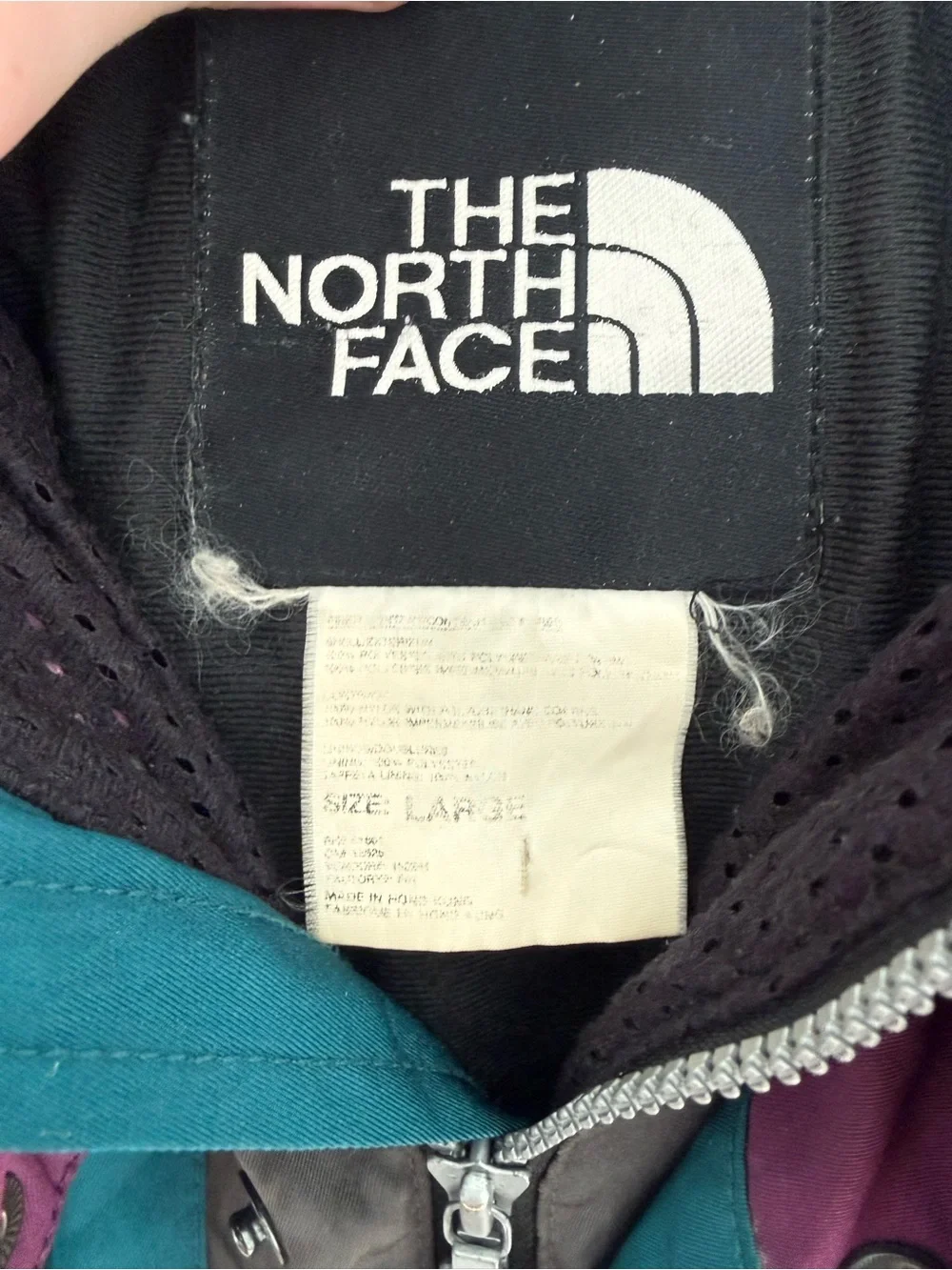 The North Face colorblocked shell